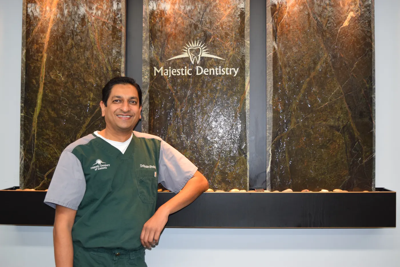 Dr. Manish Sheladia, DMD, at Majestic Dentistry in Gastonia, NC